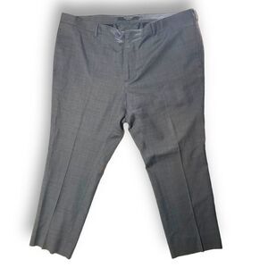 🕴️ Valentino Men’s Gray Cropped Dress‎ Pants 🇮🇹 Size 38 Slim Fit Wool Blend